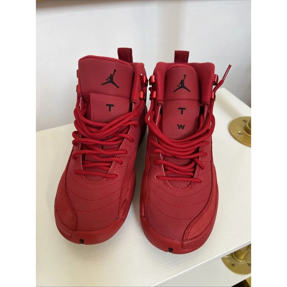 Size 5Y- Jordan 12 Retro Mid Gym Red - 153265-601